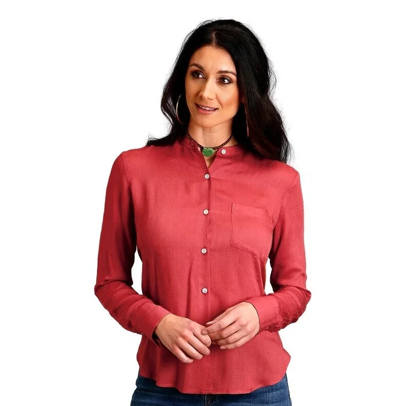 Stetson Western Shirt Womens L/S Button Front 11-050-0565-6023 BR Sustainable Organic