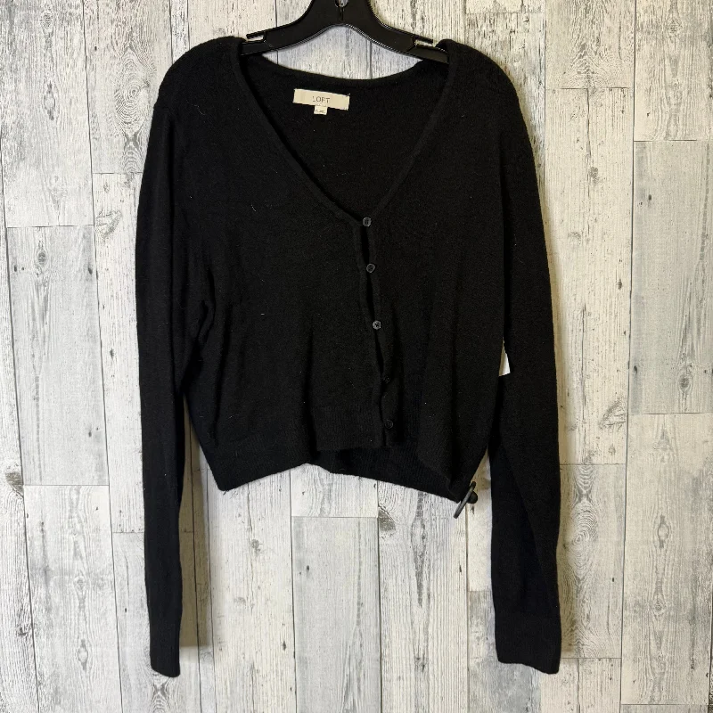 Sweater Cardigan By Loft In Black, Size: Xxl Dynamic Women's High - energy