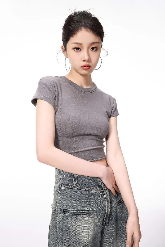 Skinny Cropped Baby Tee Vacation