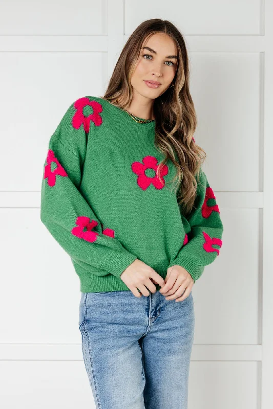 Follow Your Heart Drop Shoulder Sweater Confident Women's High - fashion