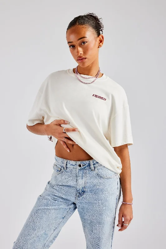 Sao Paulo Oversized T-Shirt - Off White Modern Women's 