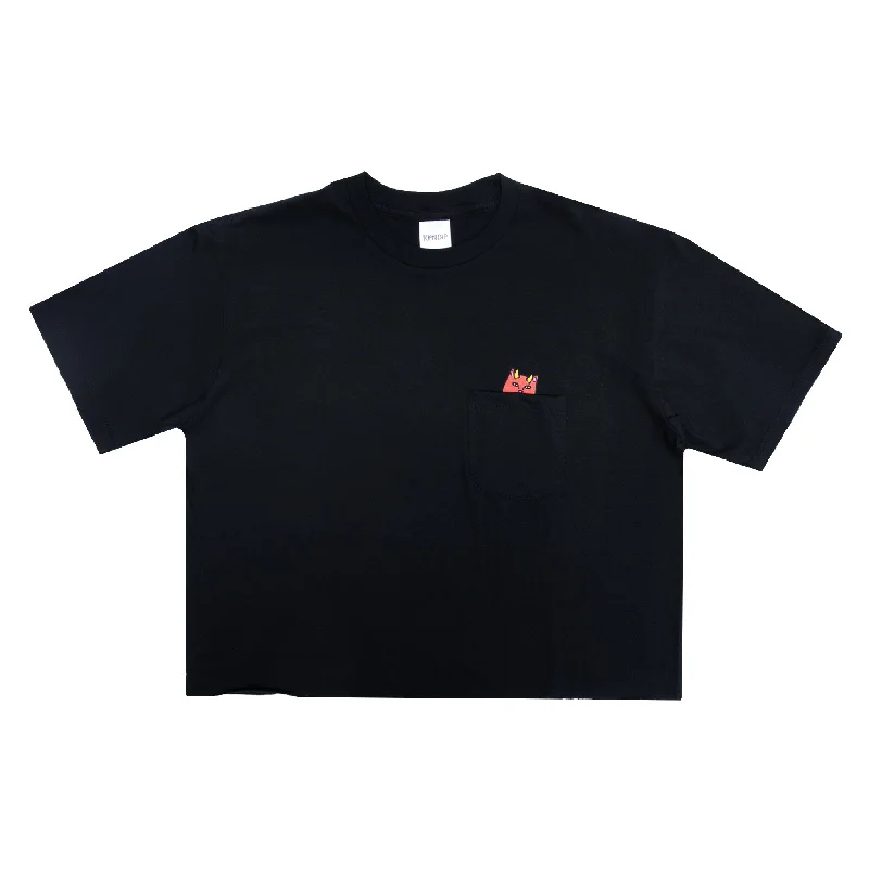 Lord Devil Pocket Crop Tee (Black) Adventure