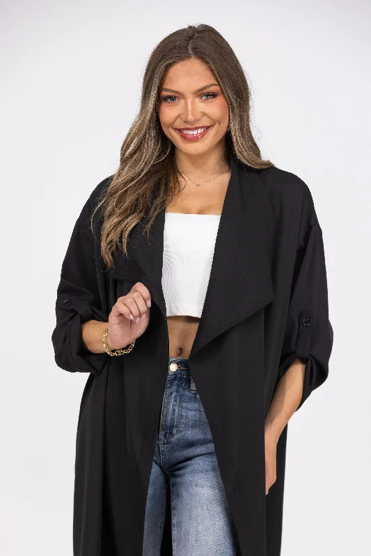 You Look Good Too Me Women's Open Front Jacket * Final Sale* Sleek Women's 