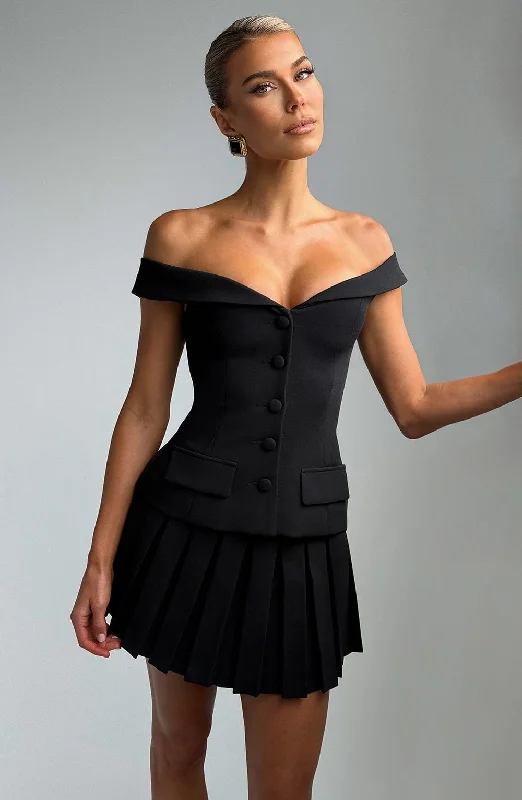 Blakely Top - Black Contemporary 