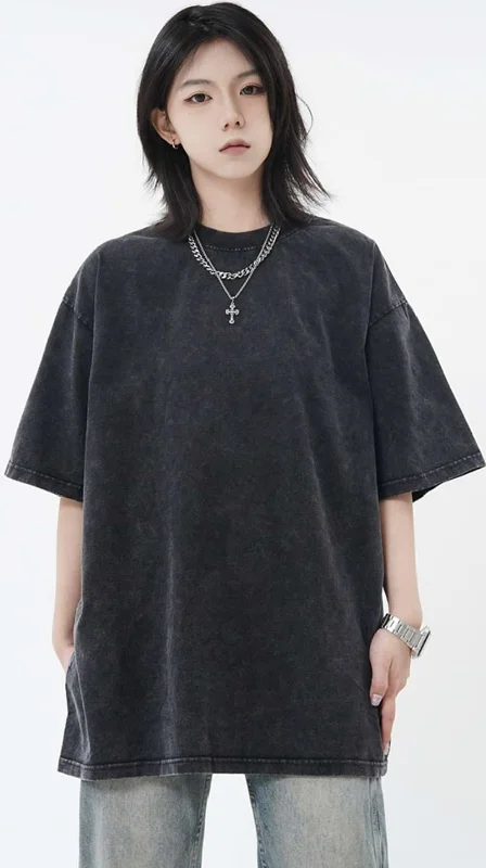 Oversized Washout T-shirt Earthy Women's Hemp - based