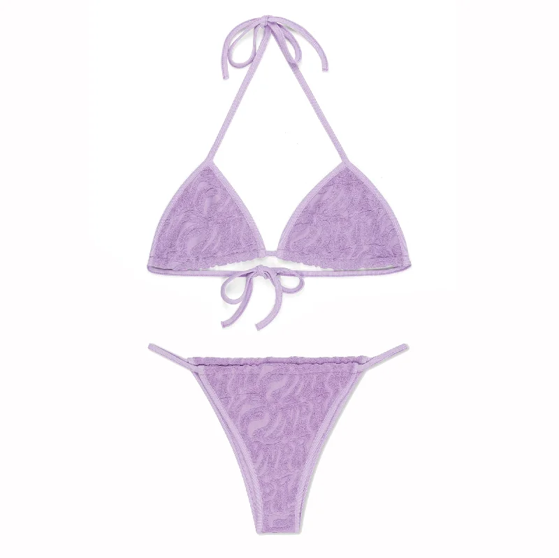 Wilshire 2pc Bikini Set (Lilac) Trendy Women's Oversized
