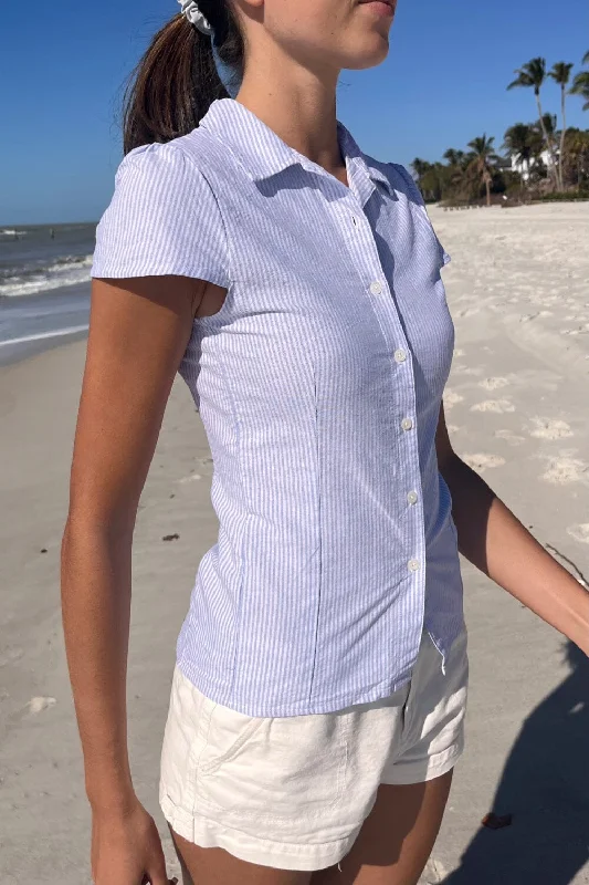 Rue Stripe Top Unique Women's Upcycled