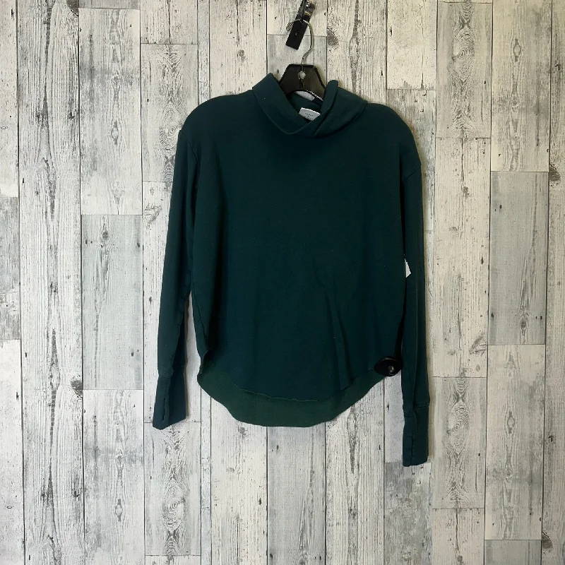 Athletic Top Long Sleeve Collar By Aerie In Green, Size: Xs Practical Women's Quick - dry