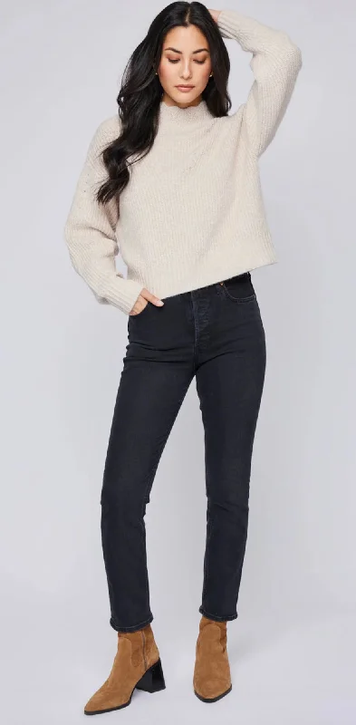 GENTE FAWN AUGUSTINE PULLOVER SWEATER Youthful Women's Pop