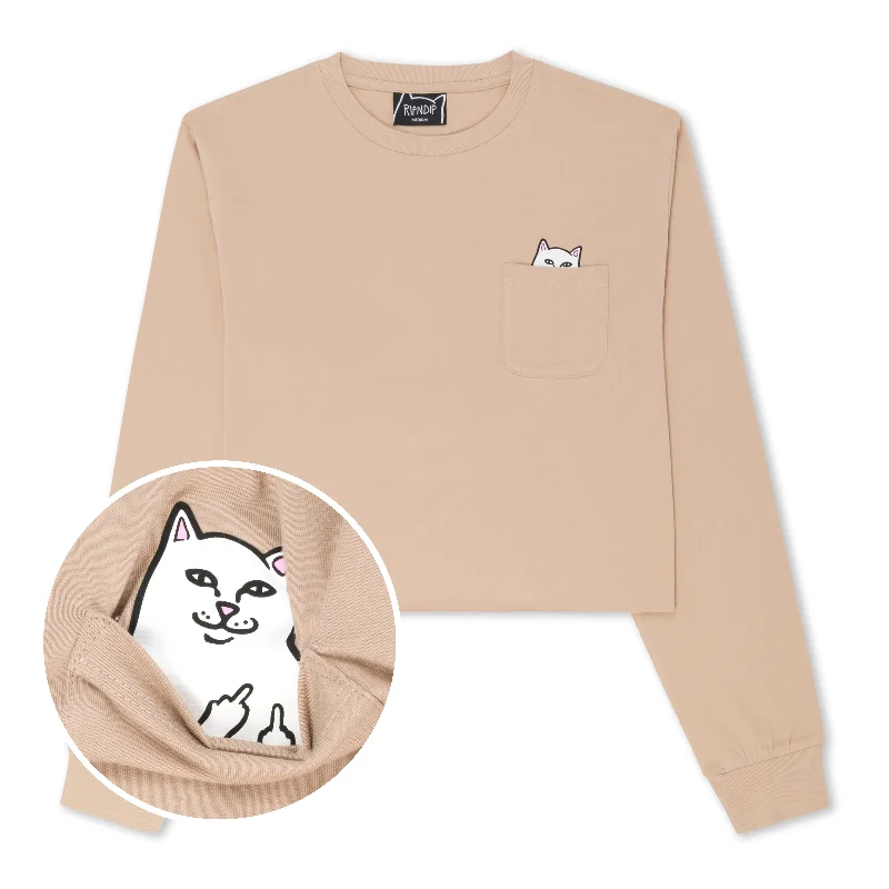 Lord Nermal Cropped Long Sleeve (Almond) Cashmere