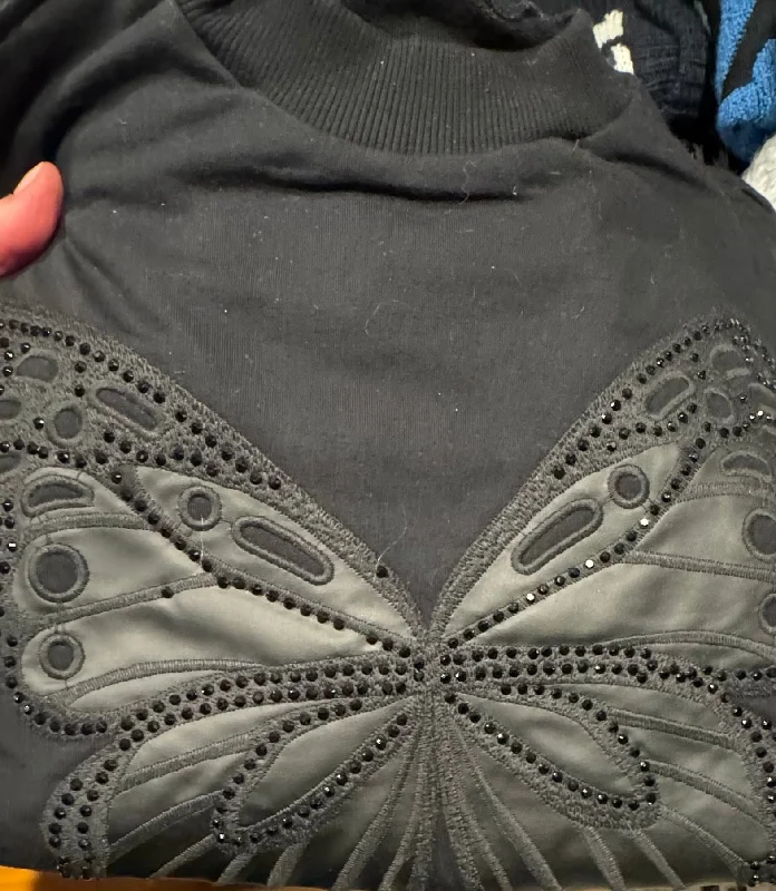 LEZ A LEZ BUTTERFLY CROP SWEATER British Gentlewoman Style