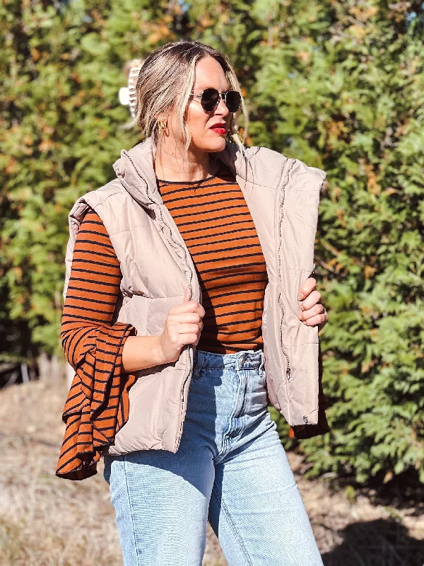 Checking Out Puffer Vest Confident Women's Power