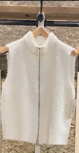 RD STYLE KATLA SLEEVELESS MOCK NECK VEST Bohemian Women's Free