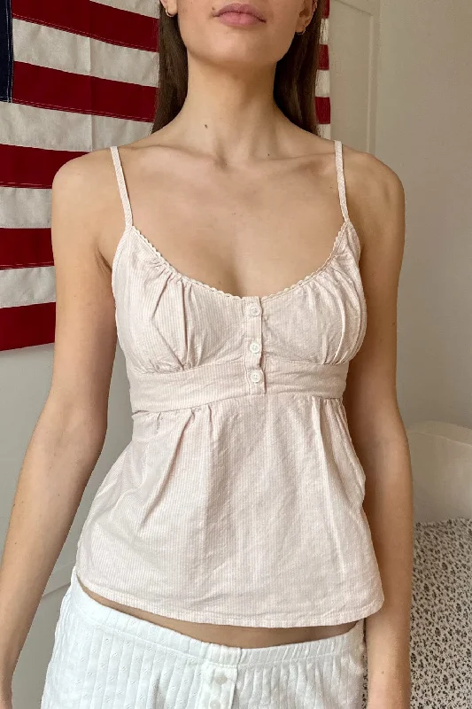 Tiffany Striped Tank Feminine Women's Soft 