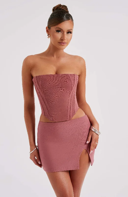 Cami Corset - Rose Pink Traditional Women's Wool