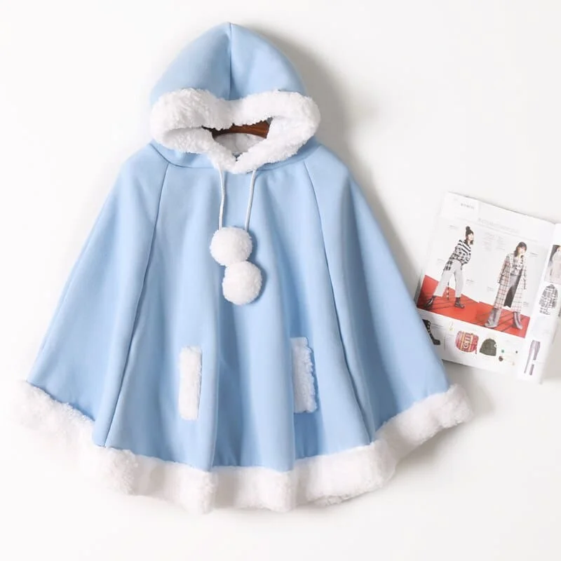 Soft Poncho Cape Sleek Women's 
