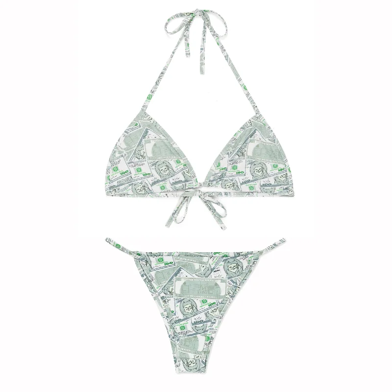 Moneybag 2pc Bikini Set (Olive) Vacation
