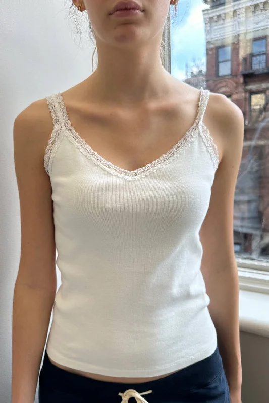 Lea Lace Tank Feminine Women's Soft 