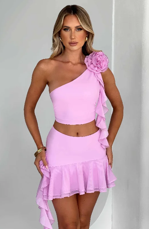 Daina Top - Pink Monochromatic All - in - one