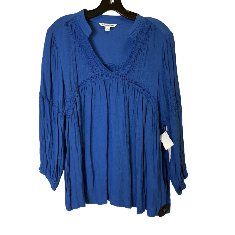 Top Long Sleeve By Zac And Rachel  Size: 1x Cashmere