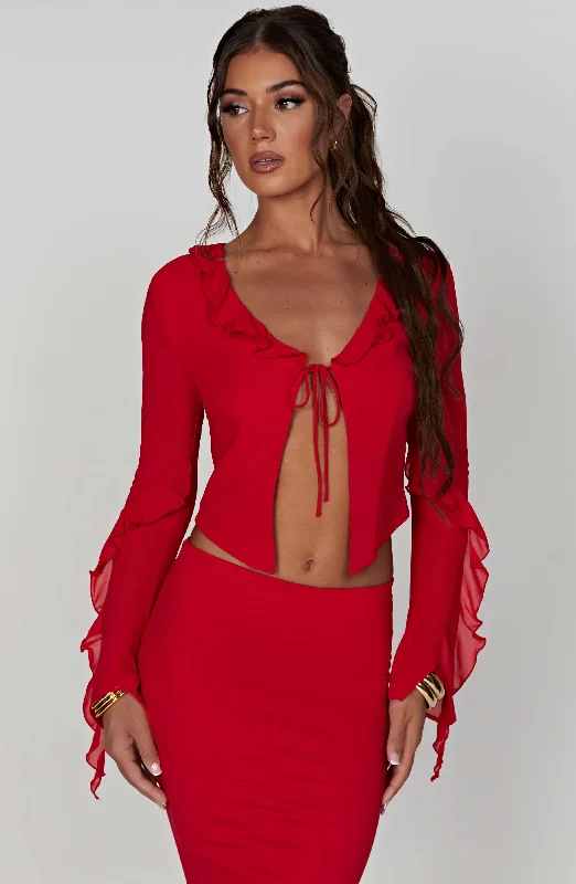 Dee Top - Red Hip Women's Urban
