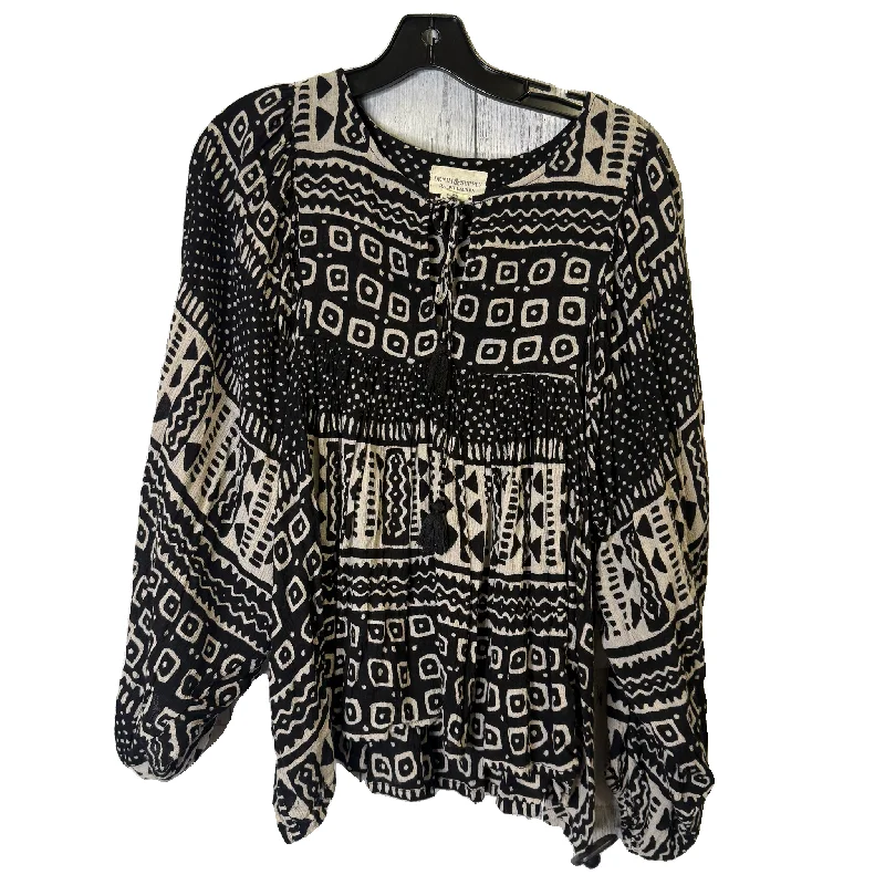 Top Long Sleeve By Denim & Supply By Ralph Lauren In Black, Size: M Refined Women's 