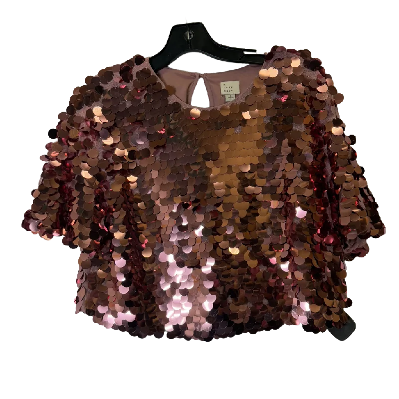 Top Short Sleeve By A New Day  Size: S Traditional Women's Wool