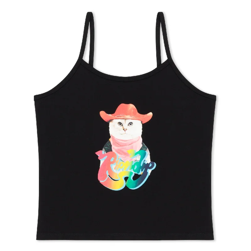 Yee Haw Cami Tank (Black) Sophisticated Women's Tailored