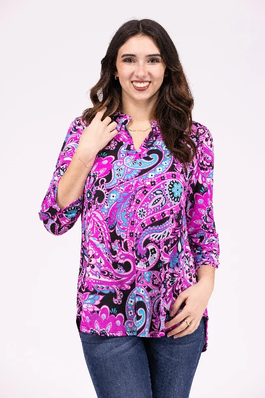 Purple/Blue Paisley