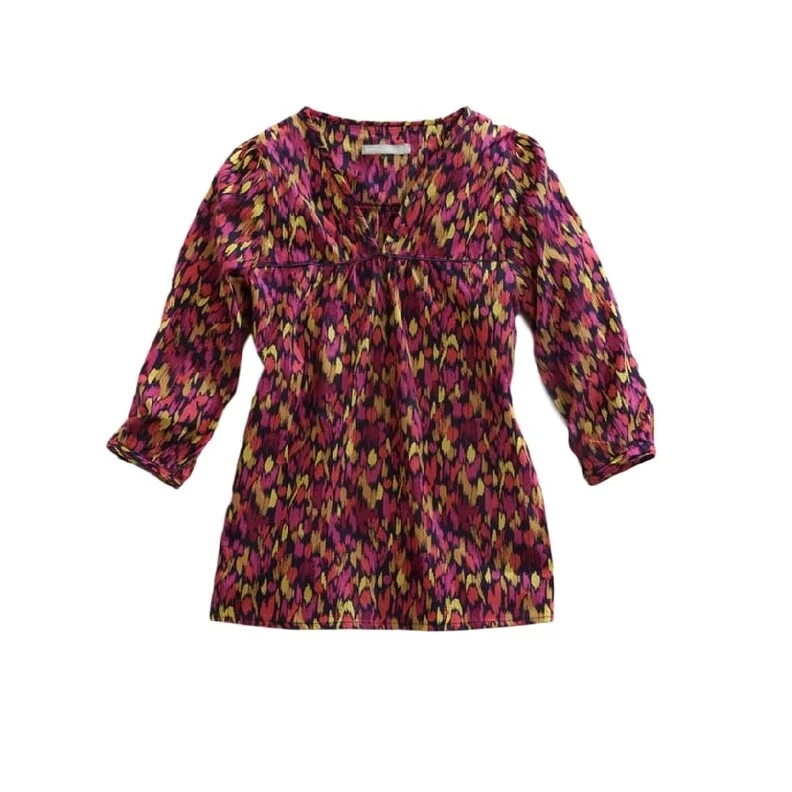 Tin Haul Western Shirt Womens L/S Confetti Red 10-050-0064-1744 MU Cozy Women's Winter