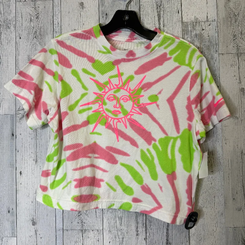 Top Short Sleeve By Nike In Pink & Purple, Size: M Trendy Women's 