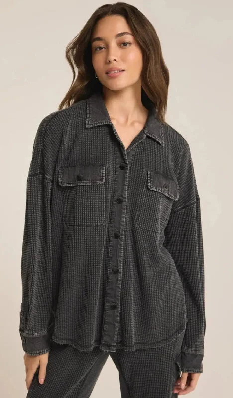 ZSUPPLY ELIJAH WAFFLE JACKET Cozy Women's Winter