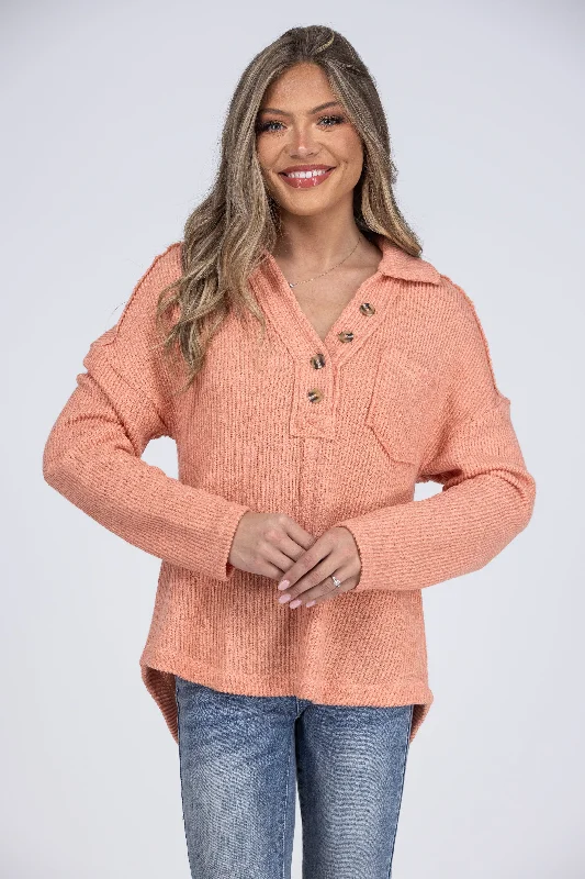 Day Tripping Women's Collared Neck Long Sleeve Top * Final Sale* Dynamic Women's Moto
