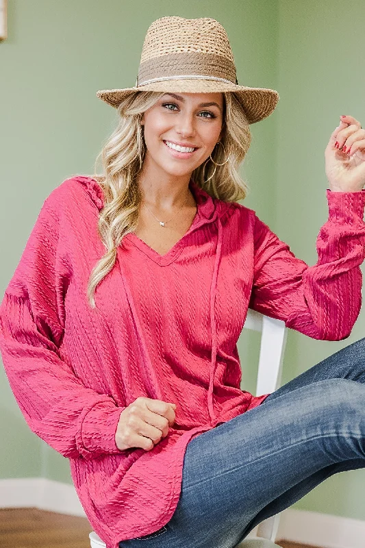 Mad For Magenta - Hoodie Casual Women's Japanese 